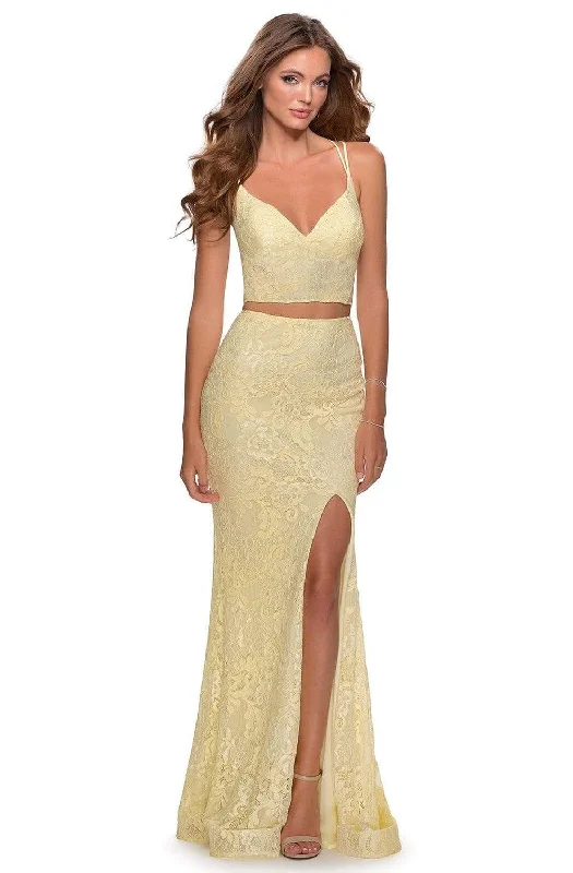 La Femme 28590 - Two Piece Lace Dress