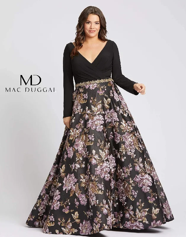 Mac Duggal 77745 Fabulouss Prom Plus Size Long Ball Gown Sale