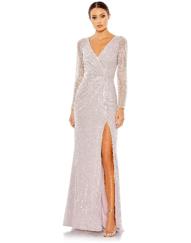 Mac Duggal 93660 Long Sleeve Formal Evening Dress