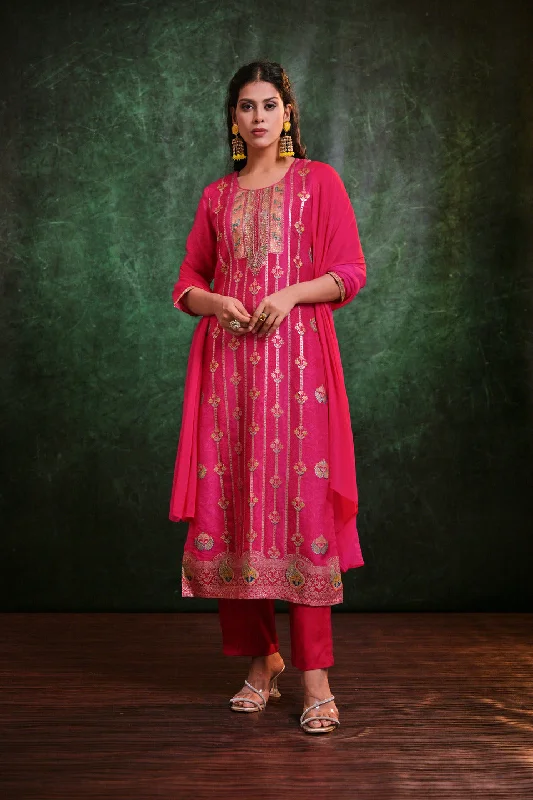 Blush Harmony Kurti Set