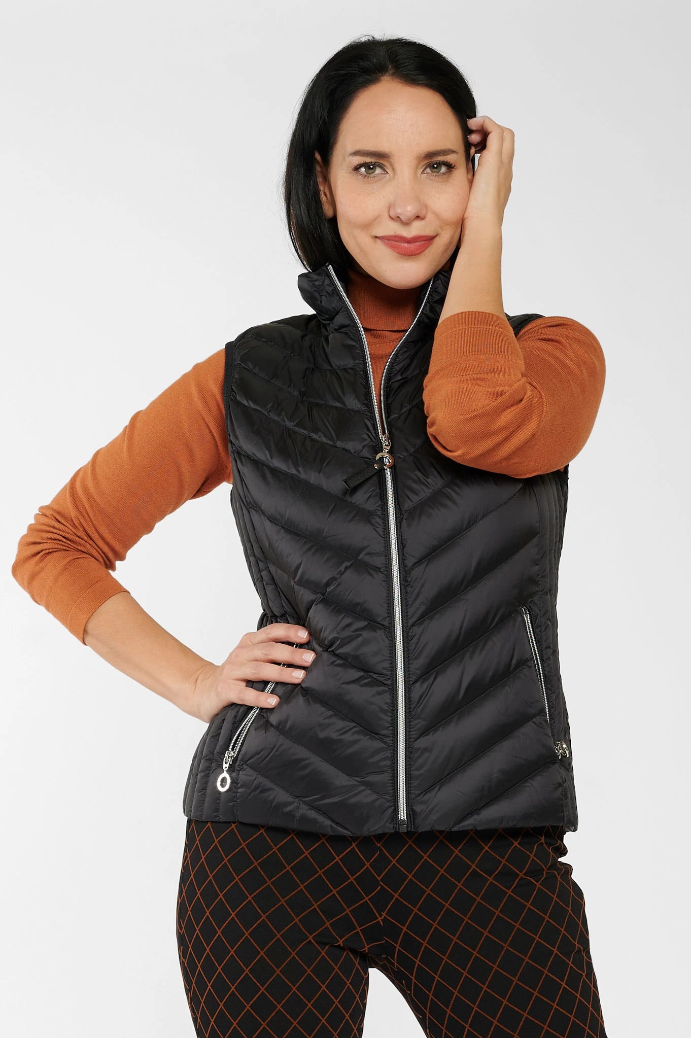 Frandsen Jensine Featherlite Down Gilet, Style #529-588