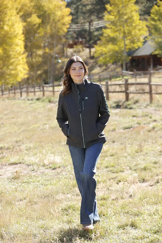 Cinch Women's Black and Teal Concealed Carry Jacket