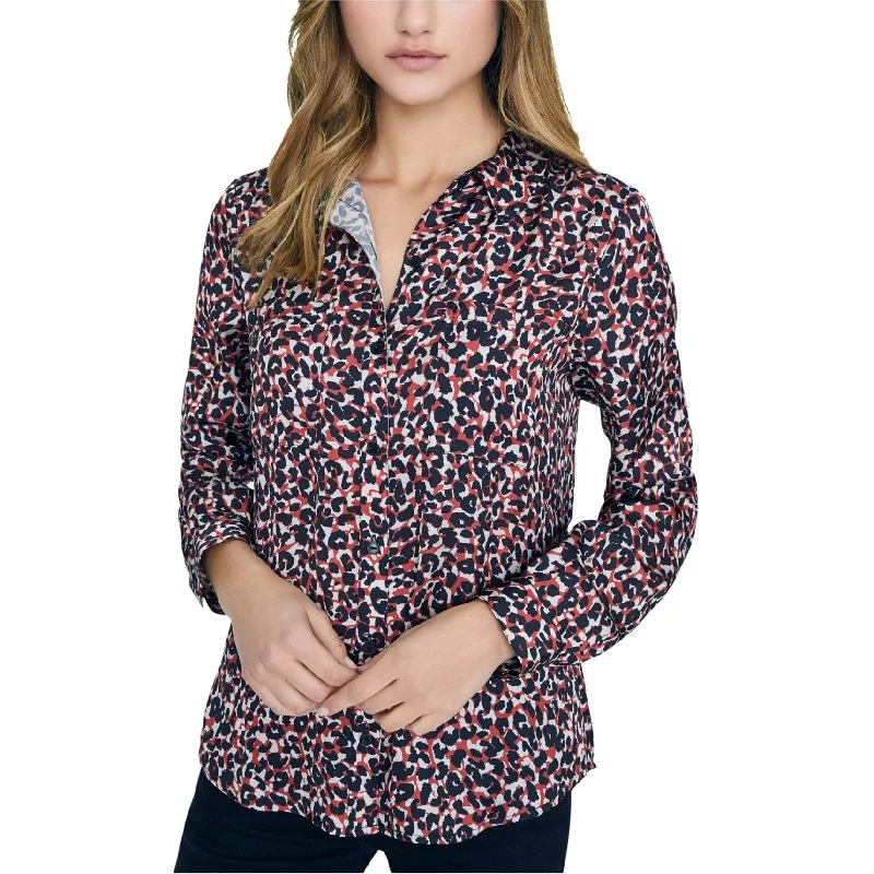 Sanctuary Clothing Womens Animal Print Button Up Shirt, Multicoloured, X-Large