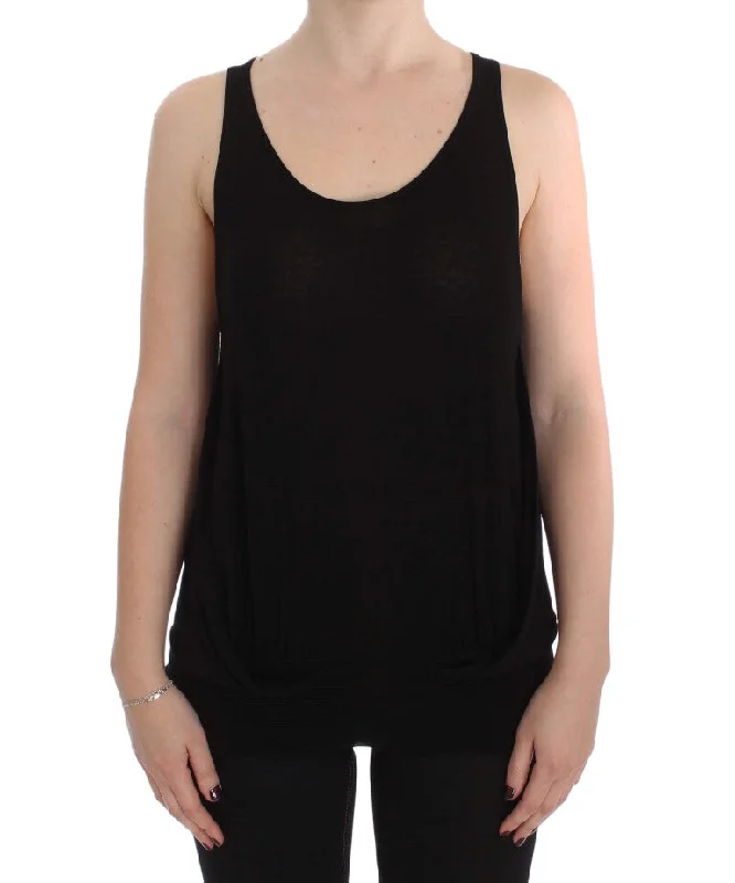 PLEIN SUD  Stretch Sleeveless Women's Blouse