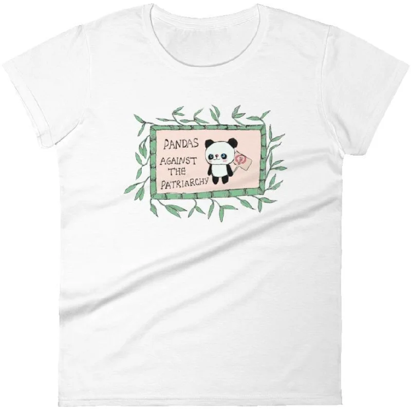 Pandas Against The Patriarchy -- Women's T-Shirt