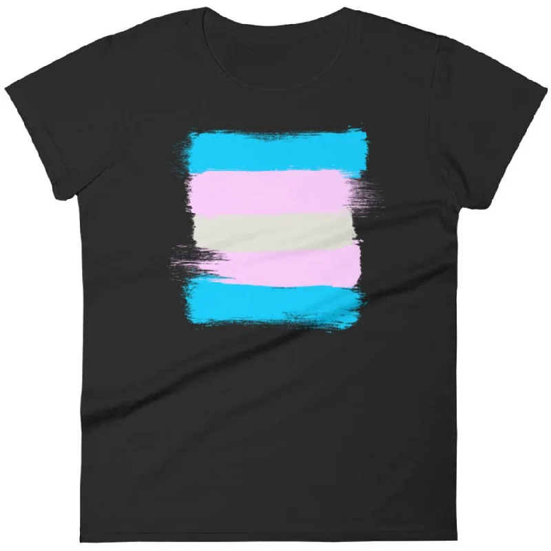 Trans Flag -- Women's T-Shirt