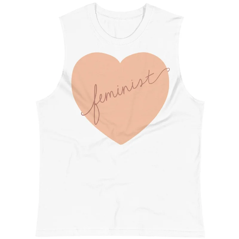 Feminist Heart -- Unisex Tanktop