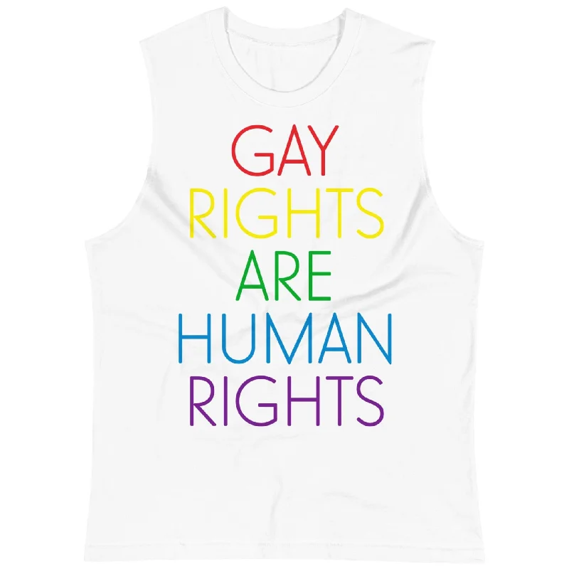 Gay Rights Are Human Rights -- Unisex Tanktop