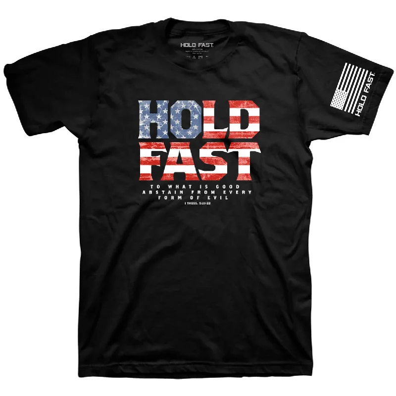 HOLD FAST Mens T-Shirt Hold Fast Flag Fill