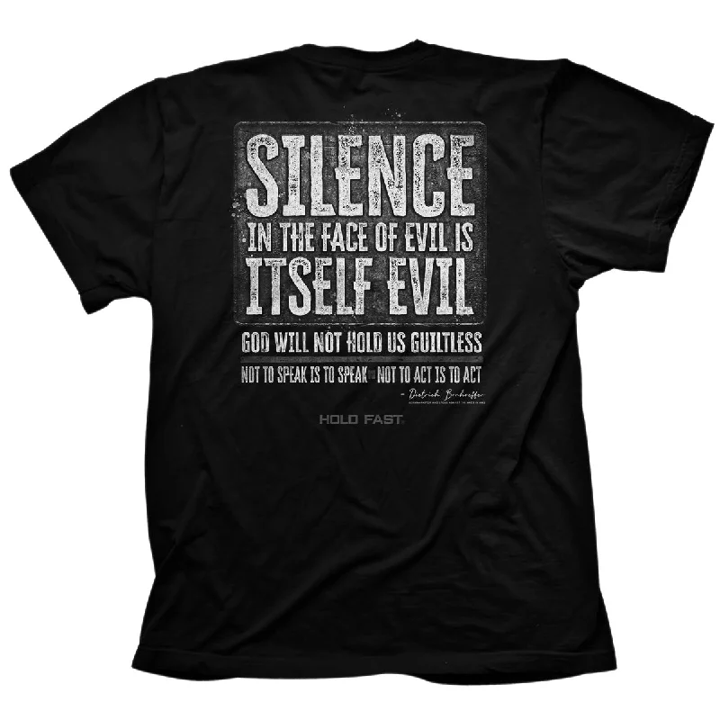 HOLD FAST Mens T-Shirt Silence/Bonhoeffer