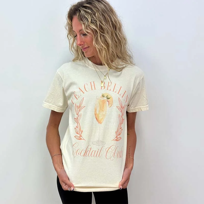 Peach Bellini Graphic Short Sleeve T-Shirt