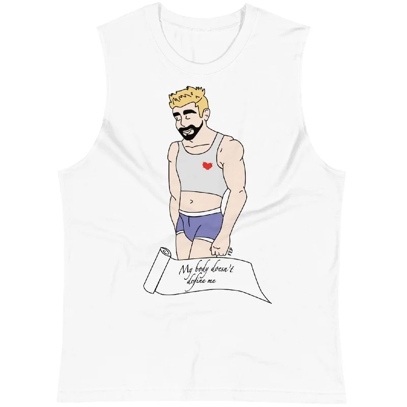 My Body Doesn't Define Me - FTM Pride -- Unisex Tanktop