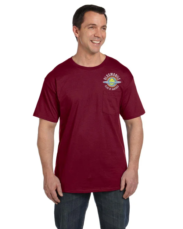 OCA Oldsmobile New Design Globe Pocket t-shirt (embroidery)