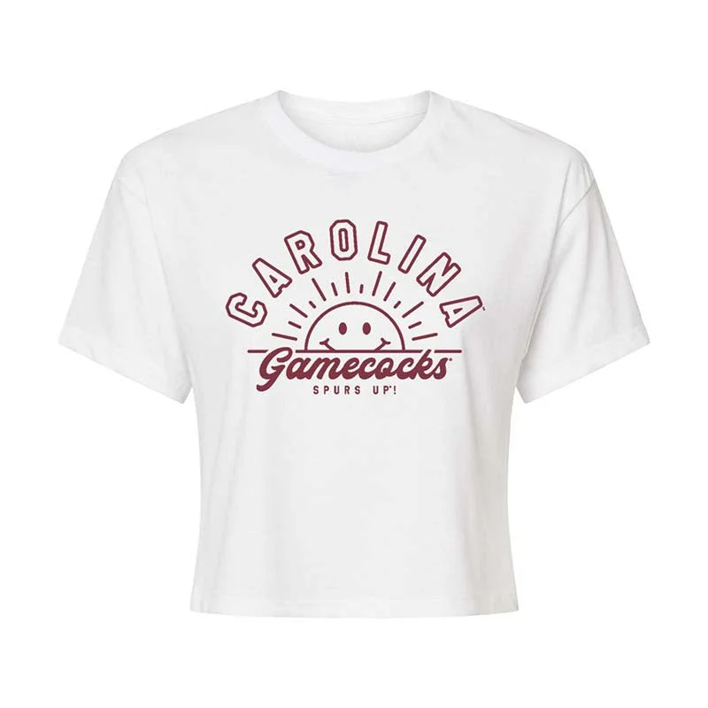 USC Sunshine Arch Cropped Short Sleeve T-Shirt