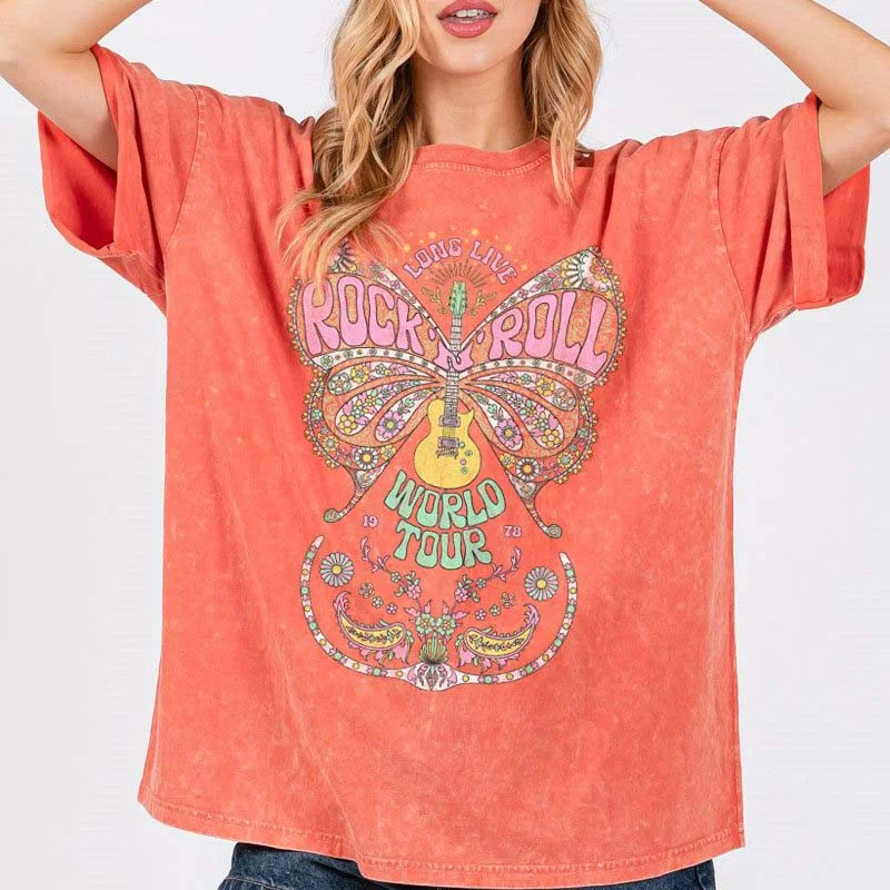 Groovy Rock N' Roll Short Sleeve T-Shirt