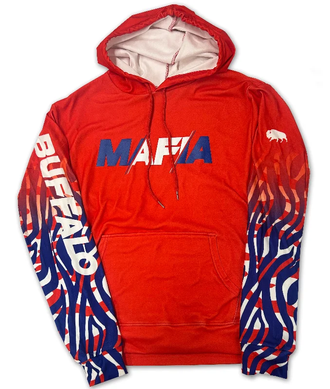 NEW - Mafia Stripes 2024 - Red Lightweight Hoodie