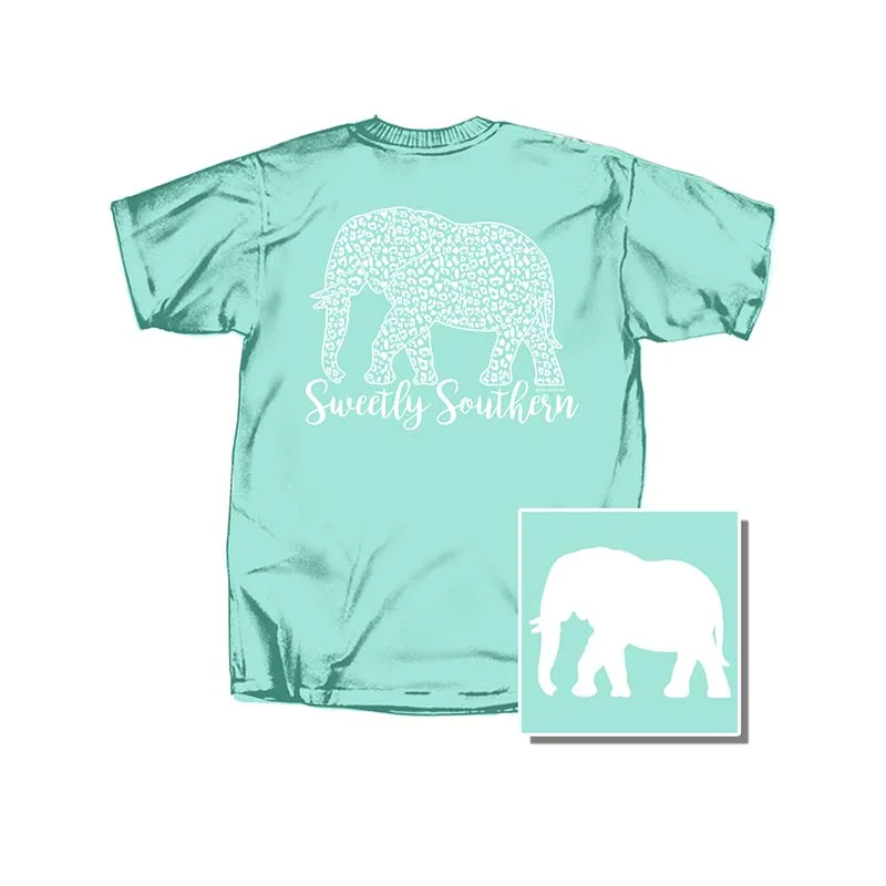 Youth Leopard Elephant Short Sleeve T-Shirt